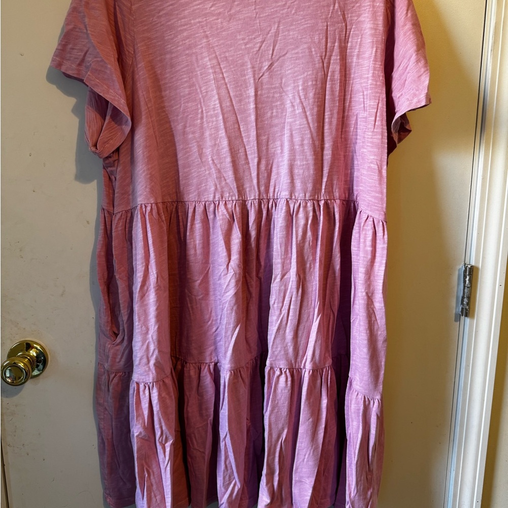 Old Navy Pink tiered dress